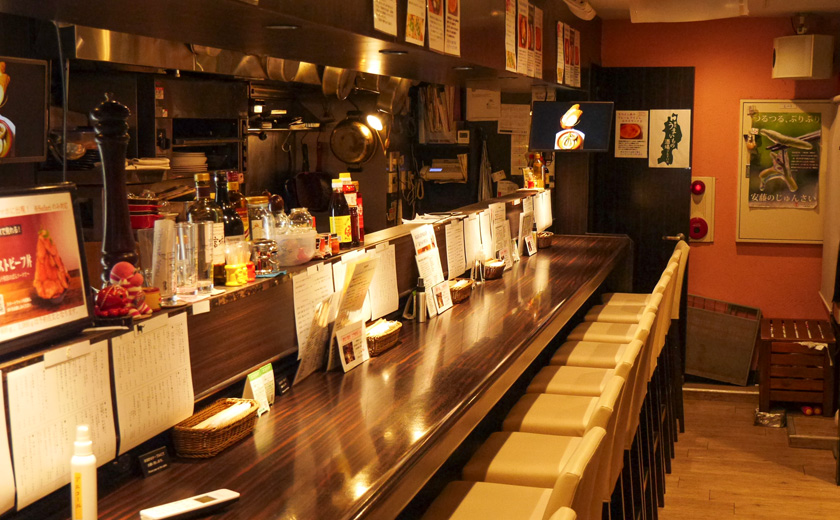 ■1階 カウンター 10席